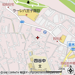 東京都八王子市四谷町518周辺の地図