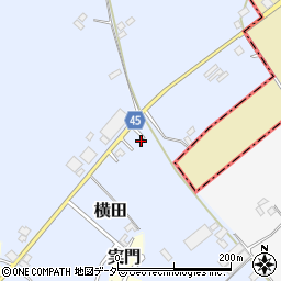 千葉県山武市横田760周辺の地図