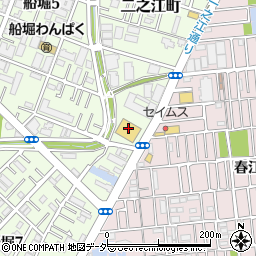 ライフ船堀店周辺の地図