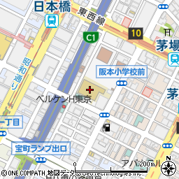 中央区立　阪本小学校事務室周辺の地図