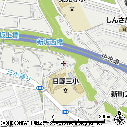 土江邸_日野台akippa駐車場周辺の地図