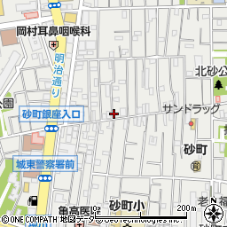 うさぎ薬局　砂町銀座店周辺の地図