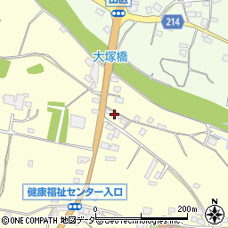 山梨県甲州市勝沼町休息1927周辺の地図