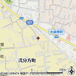 東京都八王子市弐分方町51周辺の地図