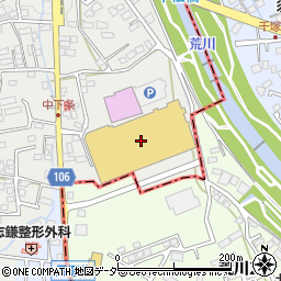 山梨県甲斐市中下条2000周辺の地図