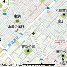 千葉県市川市入船2-13周辺の地図