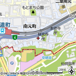 東京都新宿区南元町15周辺の地図