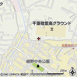 千葉県四街道市内黒田322-1周辺の地図