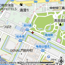東京都江東区清澄2丁目1-2周辺の地図