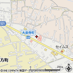 東京都八王子市大楽寺町136周辺の地図