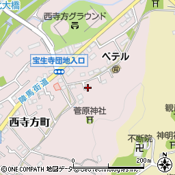 東京都八王子市西寺方町706周辺の地図