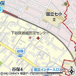 東京都国立市谷保4379-10周辺の地図
