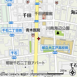 すき家江東千石店周辺の地図