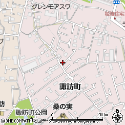 東京都八王子市諏訪町334周辺の地図
