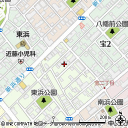 千葉県市川市入船2周辺の地図