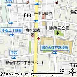 すき家江東千石店周辺の地図