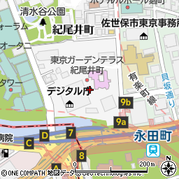 東京ガーデンテラス紀尾井町周辺の地図
