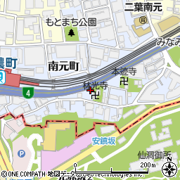 東京都新宿区南元町21周辺の地図