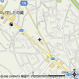 東京都八王子市楢原町457周辺の地図