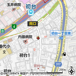 セブンイレブン渋谷初台１丁目店周辺の地図