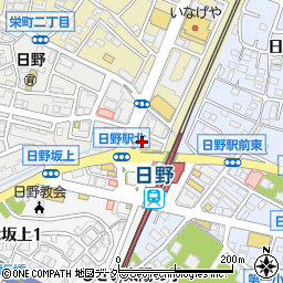 日野駅前まつもと歯科周辺の地図