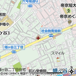 幡ケ谷区民会館周辺の地図