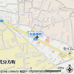 東京都八王子市大楽寺町134周辺の地図