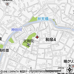 第４力蔵ビル周辺の地図