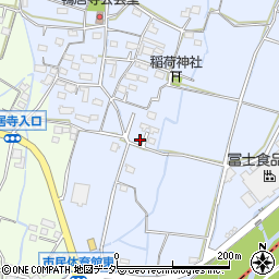 山梨県山梨市鴨居寺349-6周辺の地図