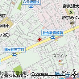 渋谷区立　区民会館幡ケ谷周辺の地図