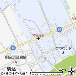 神宮寺浜周辺の地図
