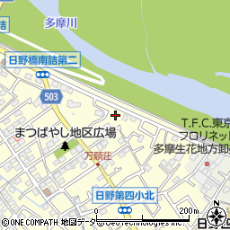 東京都日野市日野7751周辺の地図