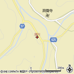 須川周辺の地図