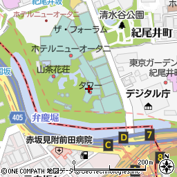 銀座 久兵衛 ホテルニューオータニタワー店周辺の地図