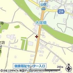 山梨県甲州市勝沼町休息1701周辺の地図