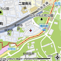 東京都新宿区南元町25周辺の地図