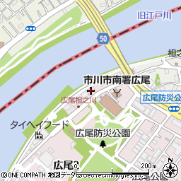 株式会社宮永産業　市川営業所周辺の地図