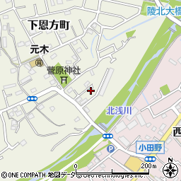 東京都八王子市下恩方町646周辺の地図