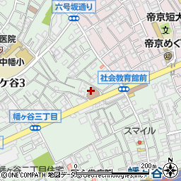 東京都渋谷区幡ケ谷3丁目4周辺の地図
