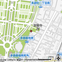 霊園東通南周辺の地図