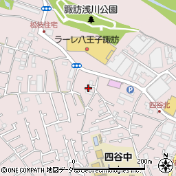 東京都八王子市諏訪町477周辺の地図