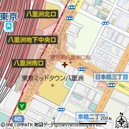 東京駅八重洲大地下街商店会周辺の地図