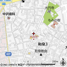 ヤタイキ 永福町周辺の地図