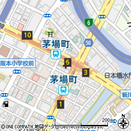 茅場町 長寿庵周辺の地図