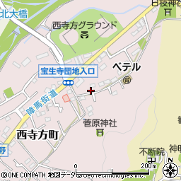 東京都八王子市西寺方町710周辺の地図