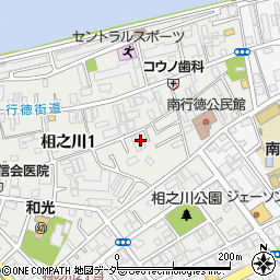 田川テラス周辺の地図