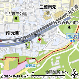 東京都新宿区南元町10-3周辺の地図