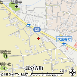 東京都八王子市弐分方町46周辺の地図