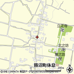 山梨県甲州市勝沼町休息1439周辺の地図