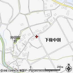 山梨県韮崎市大草町下條中割296-2周辺の地図